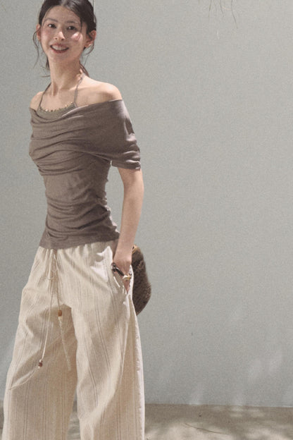 Amber Striped Pants Set-Up