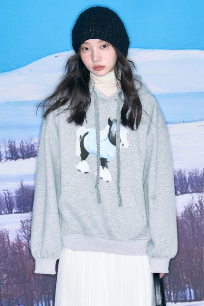 Fleece Hooded Top & Pant Set-Up