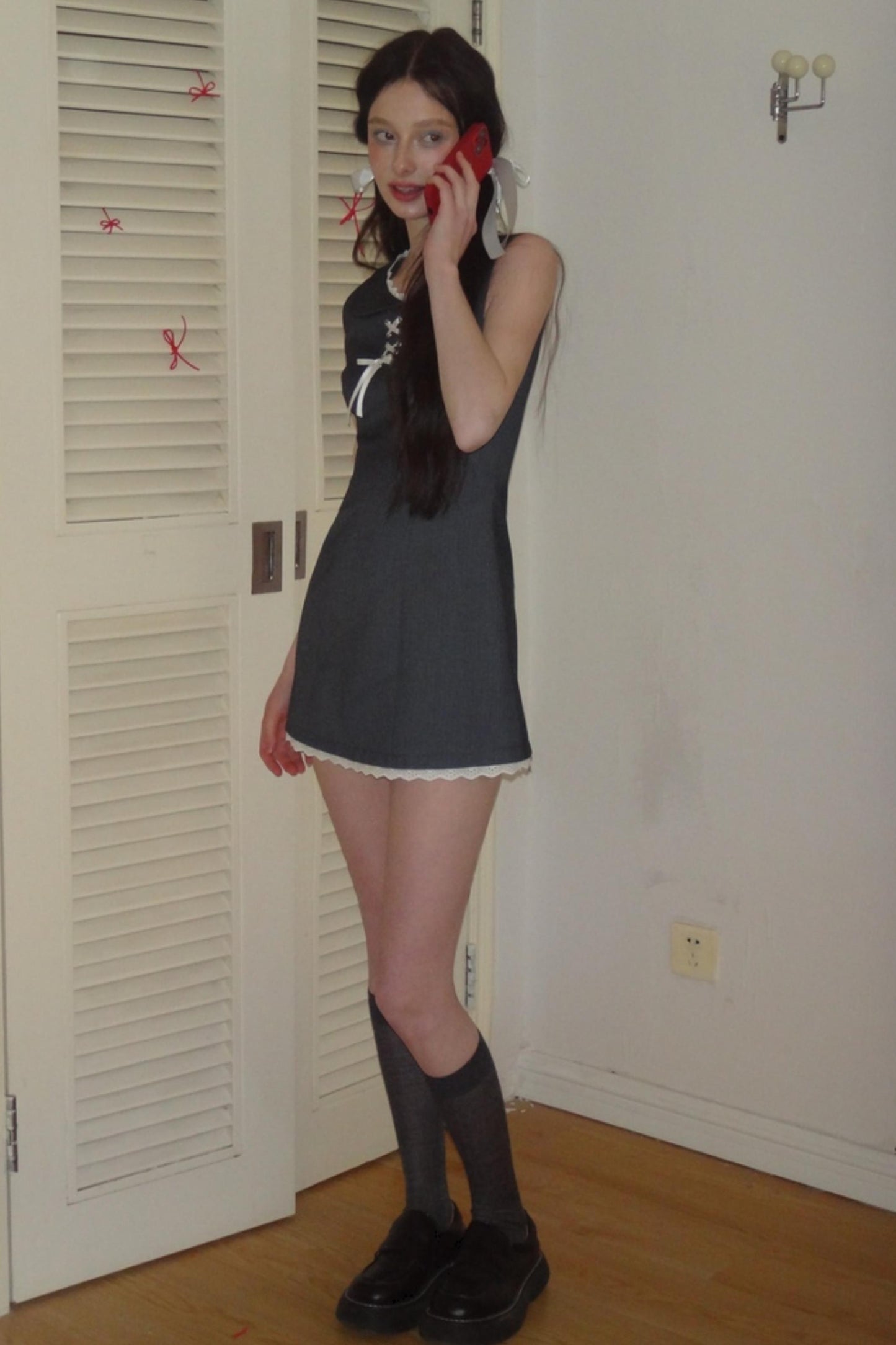 Vintage Tie-Doll Dress