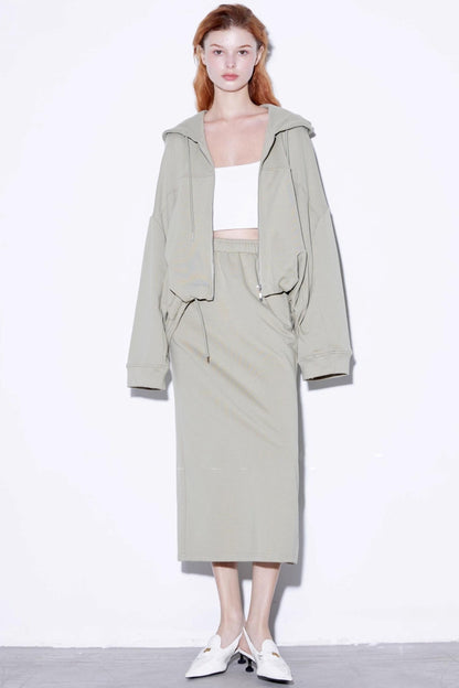 Comfort Cloud Cotton Hooded Sweatshirt Set-Up