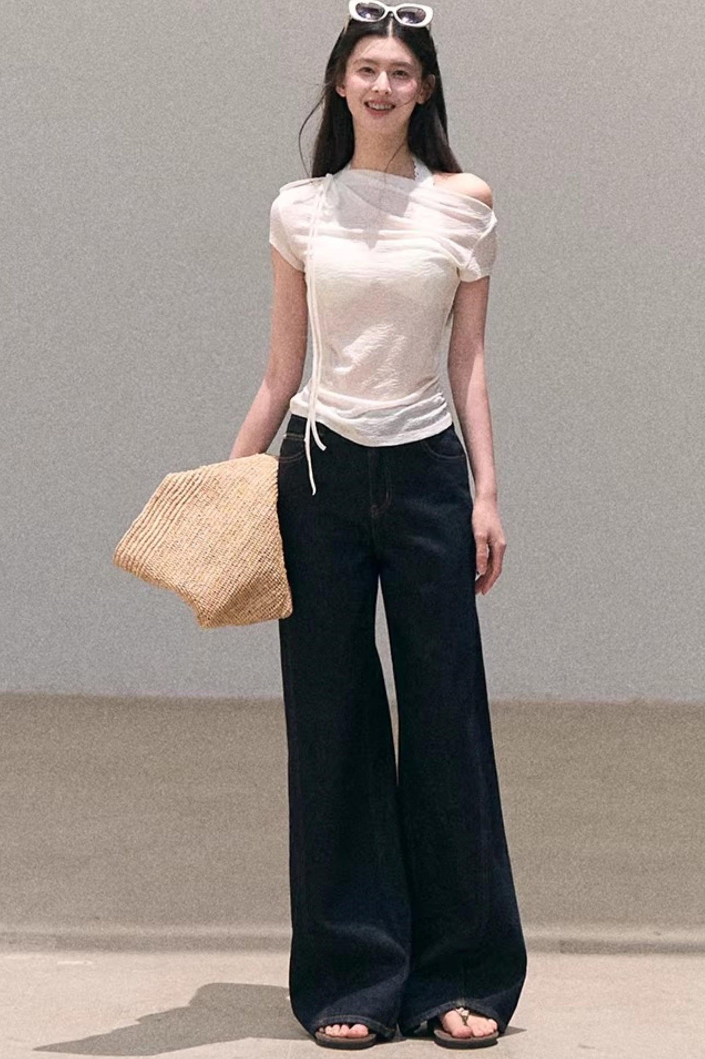 Sun-Kissed Floral Denim Set-Up