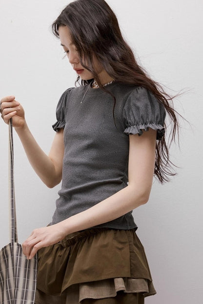 Cleanfit Puff Sleeve T-Shirt