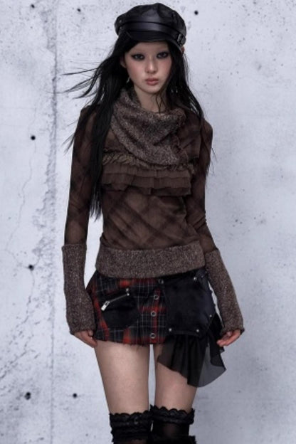 Vintage Retro Wool Knit Sweater