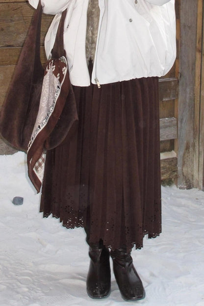 Rin's Poem Pleated Skirt