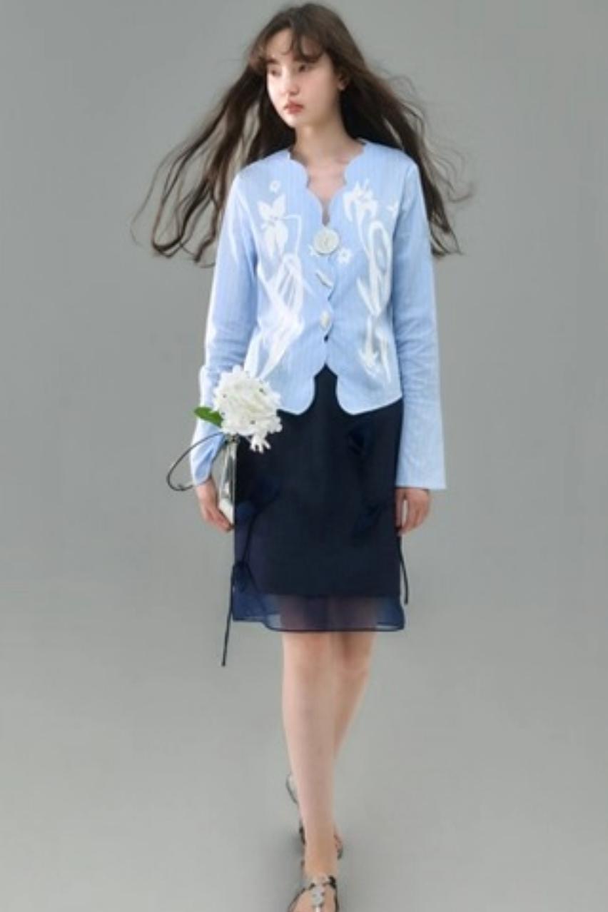 Vintage Lily Flared Sleeve Shirt