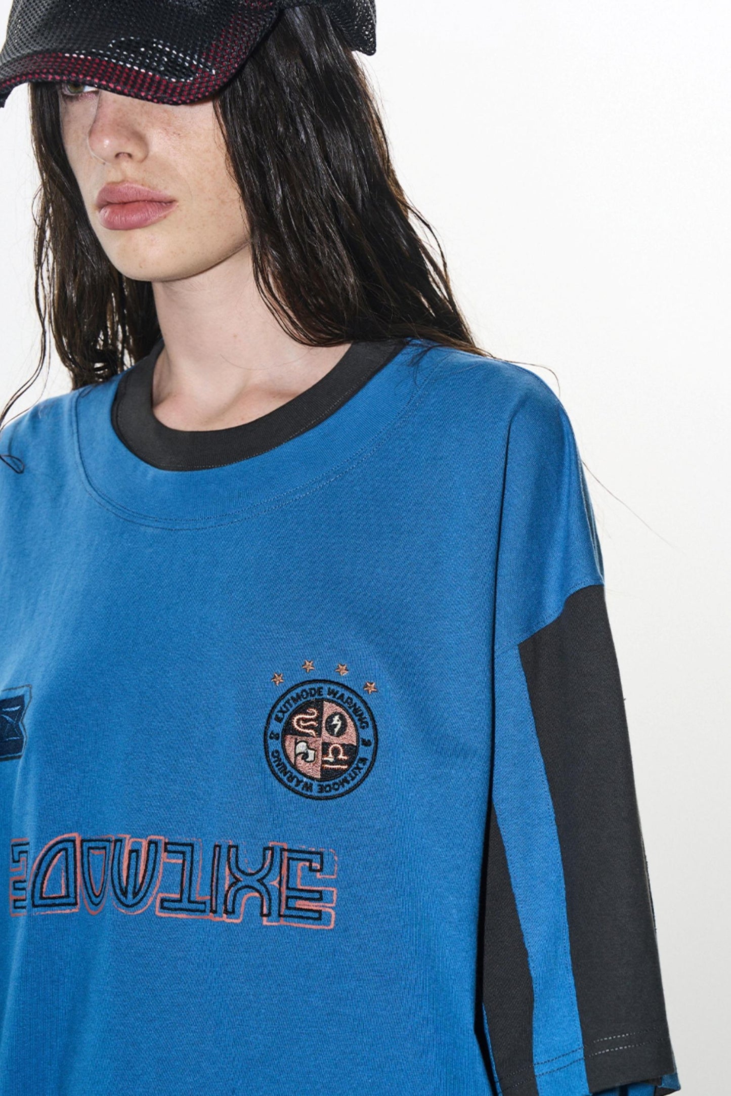 Layered Stripe Jersey T-Shirt