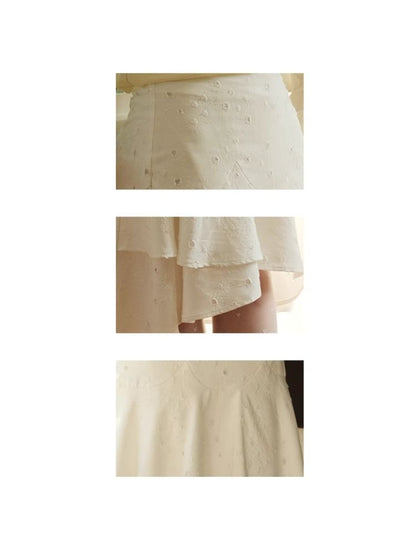 Little Daisy irregular bustier skirt