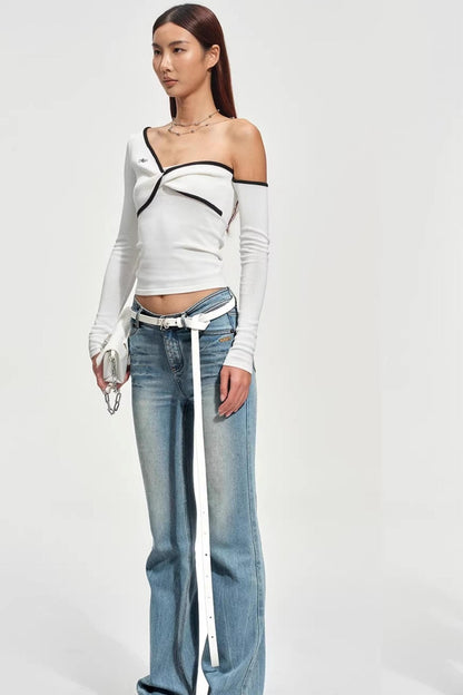 Wave Tencel Denim Pants