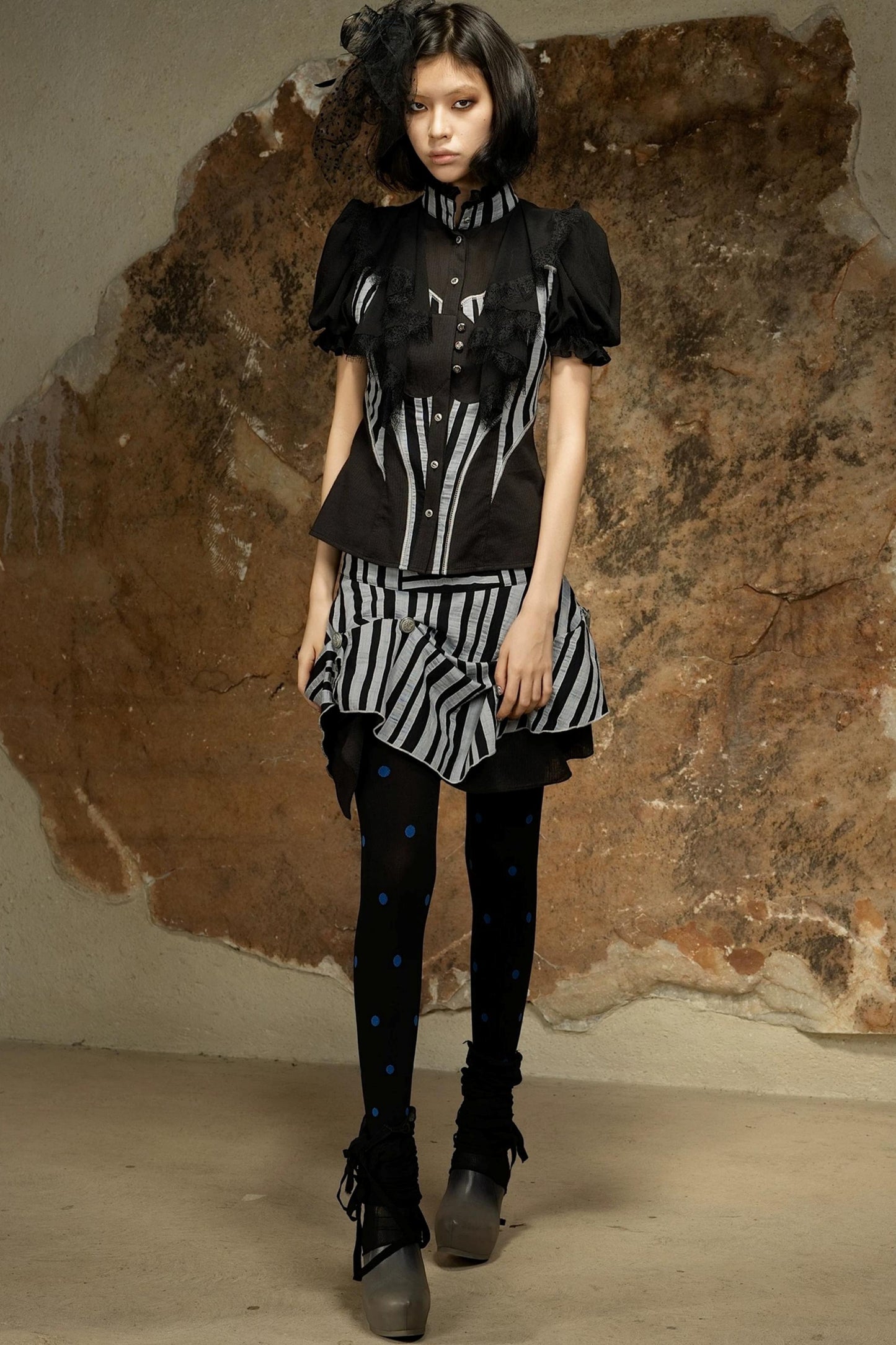 Retro Palace Puff Sleeve Blouse