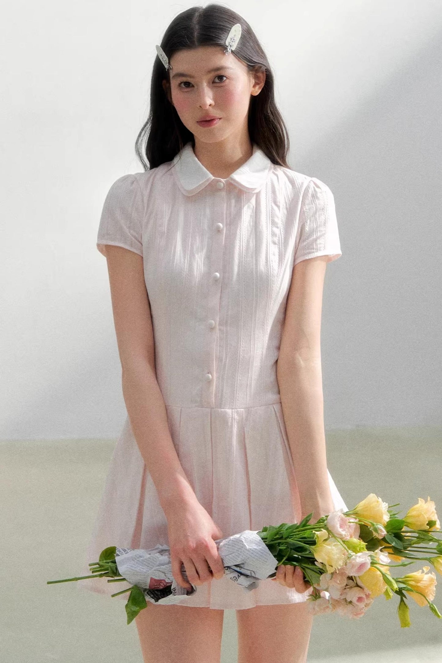 Retro College Shirt Dress