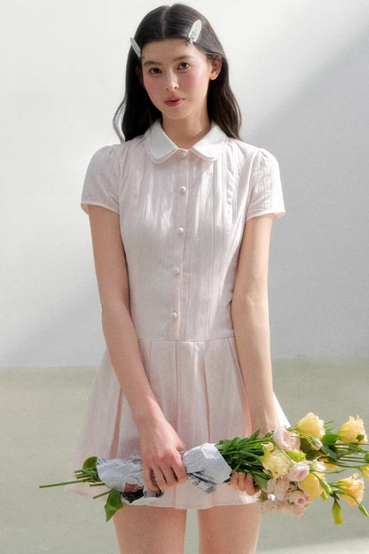 Retro College Shirt Dress