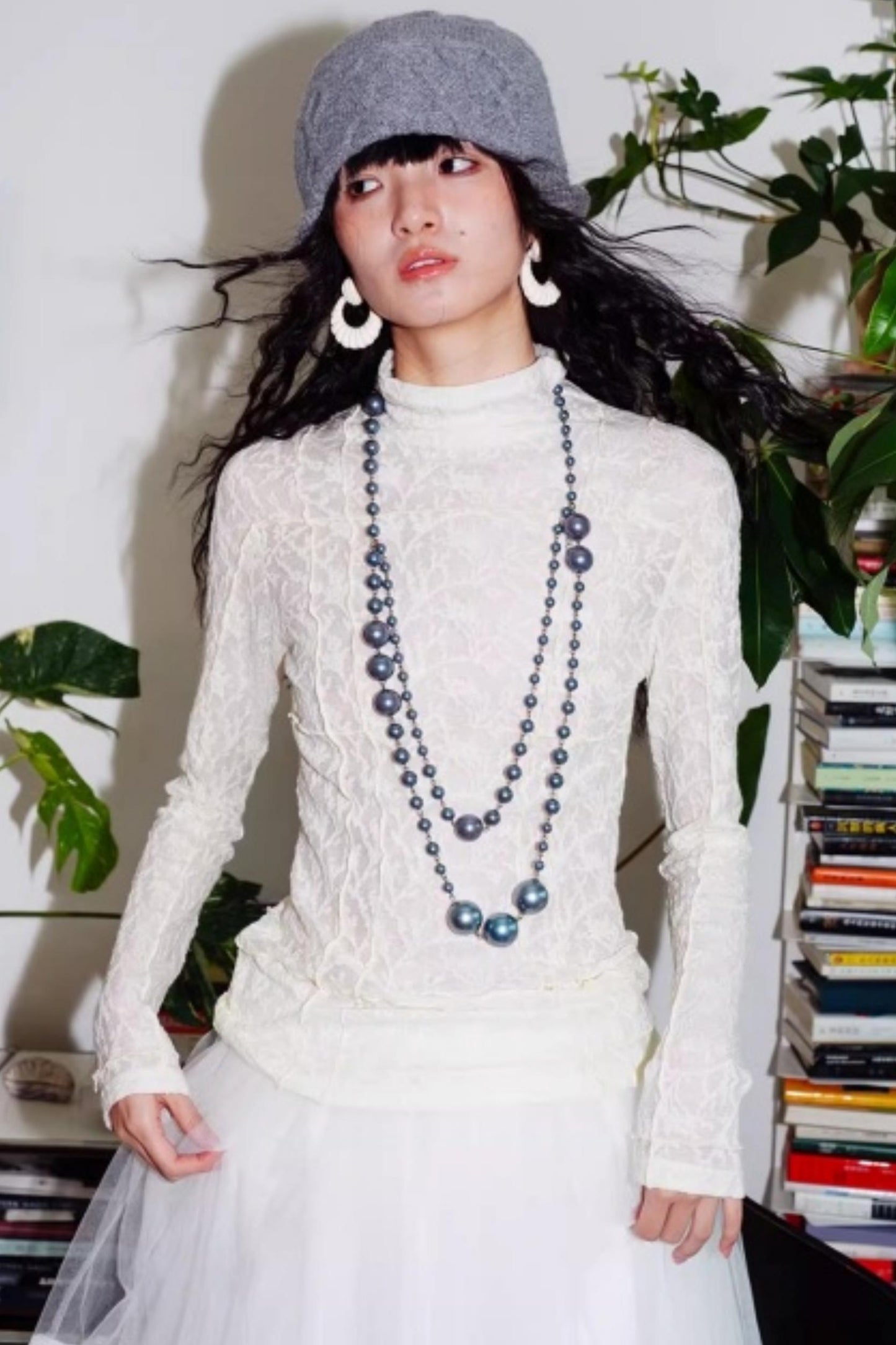 Split Knitted Base Layer Top