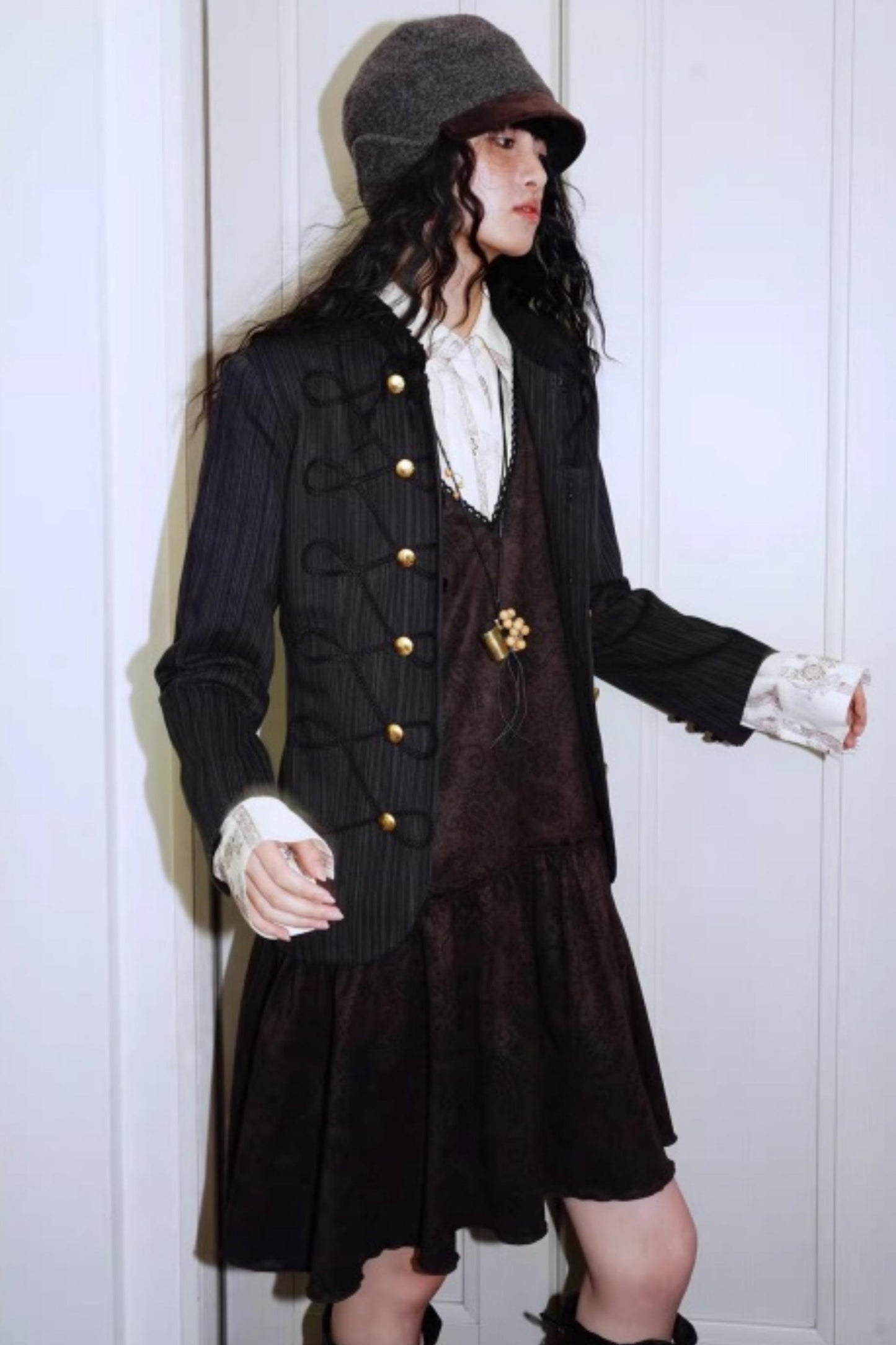 Vintage Suede Sleeveless Dress