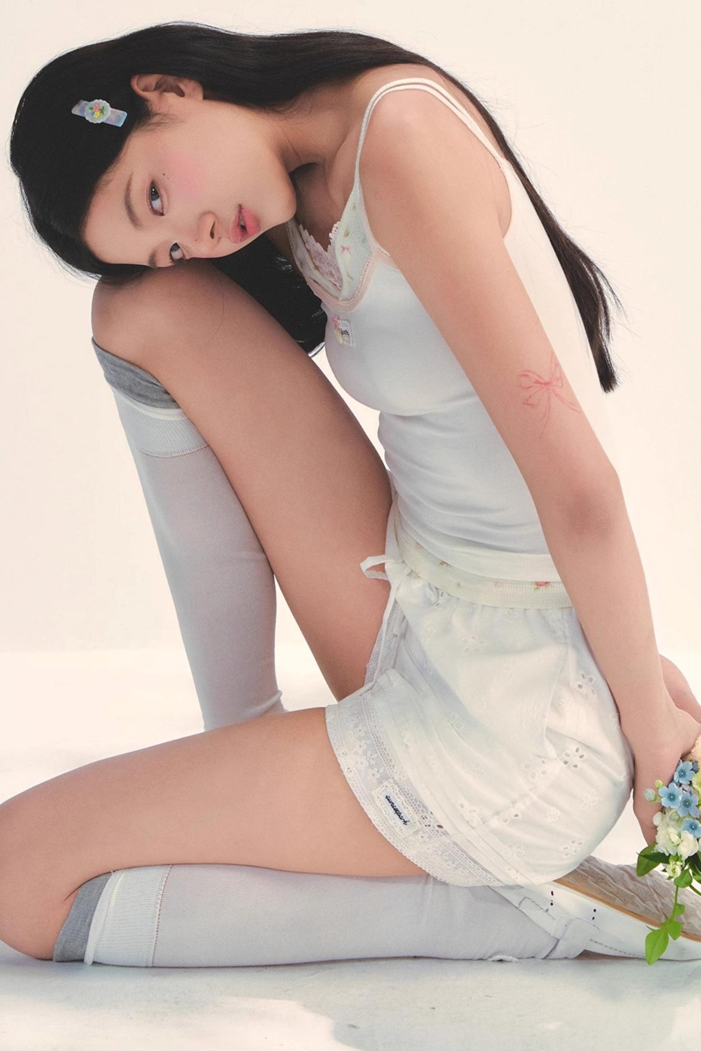 Cool Cotton Embroidery Shorts