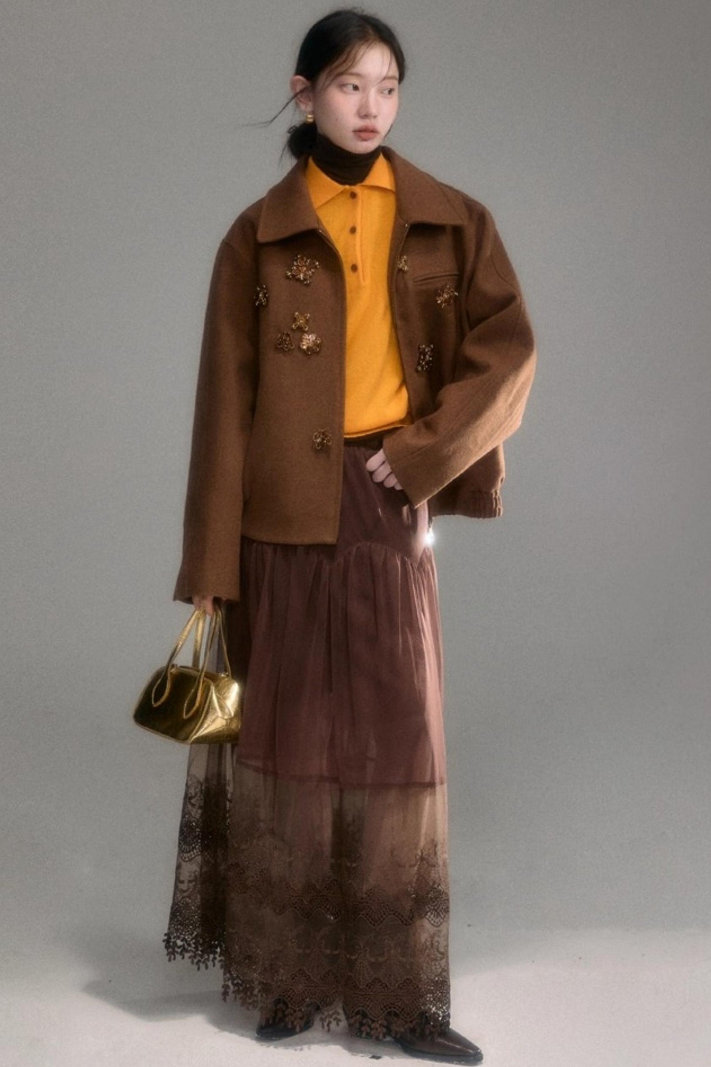 Oak Hazelnut Wool Jacket Set-Up