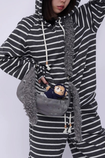 Rabbit Plush Crossbody Bag