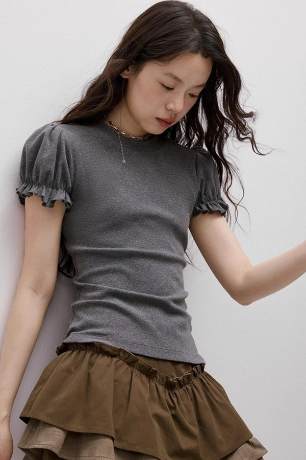 Cleanfit Puff Sleeve T-Shirt