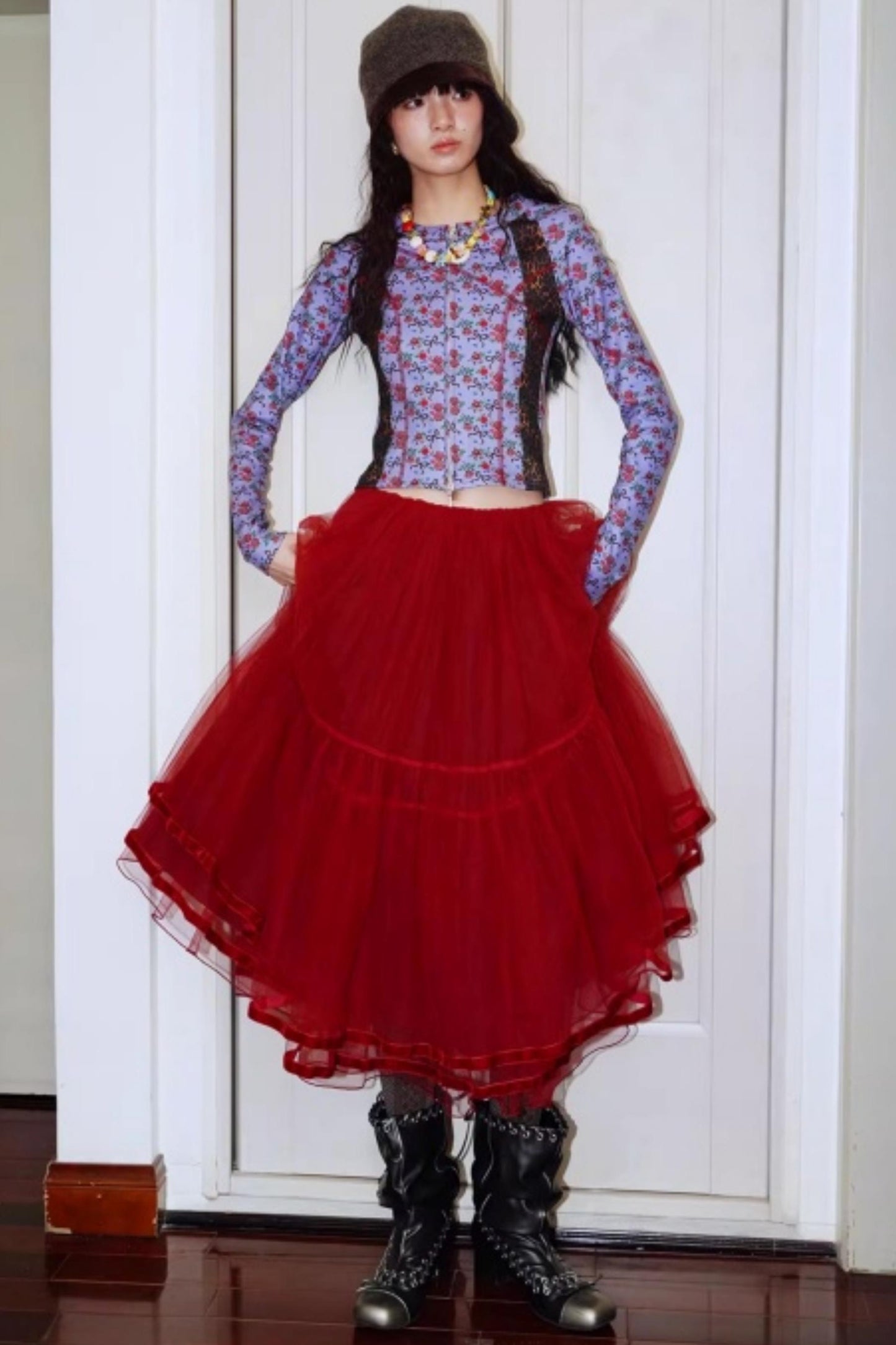 Vintage Leopard Velvet T-Shirt