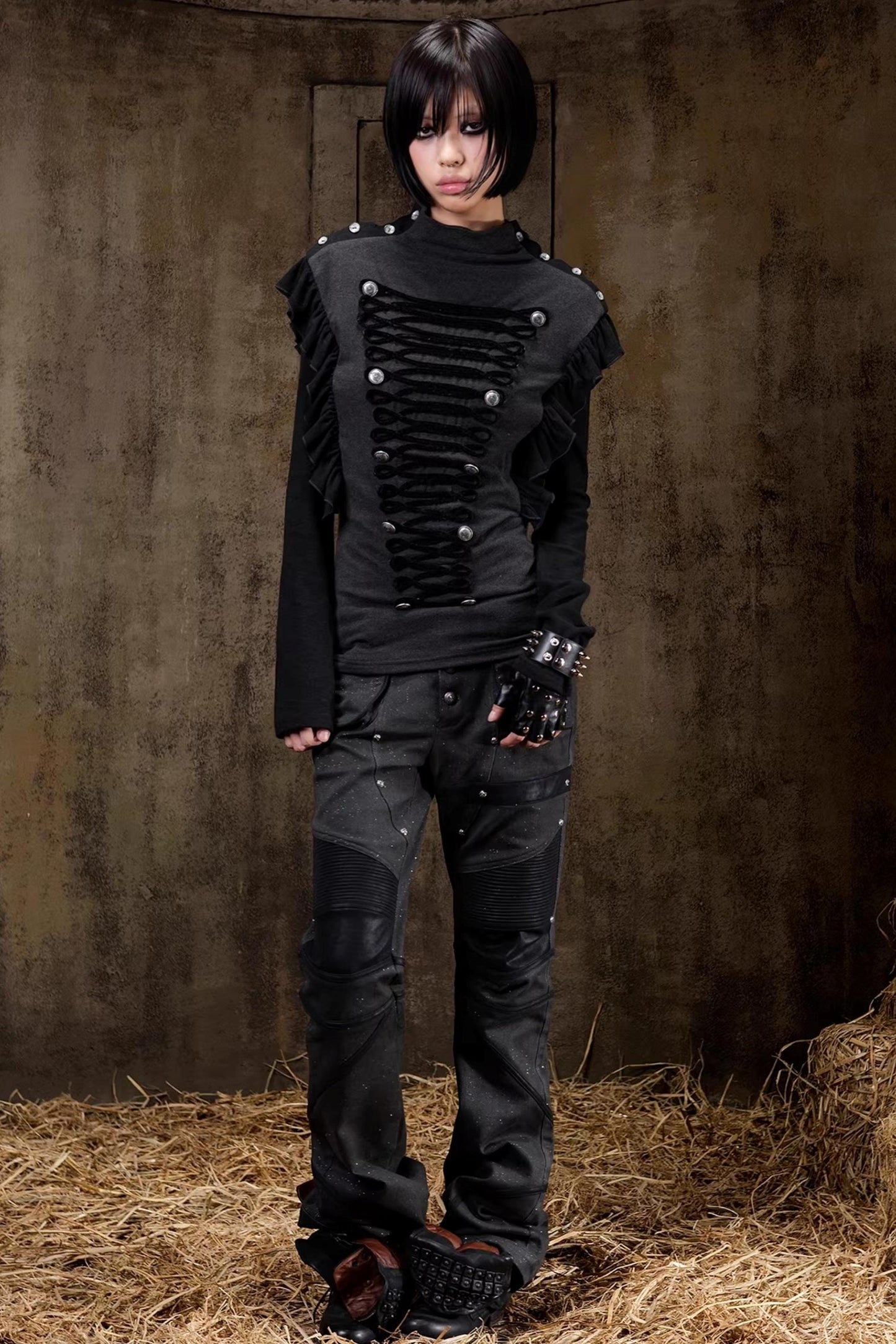 Palace Punk Straight-Leg Pants