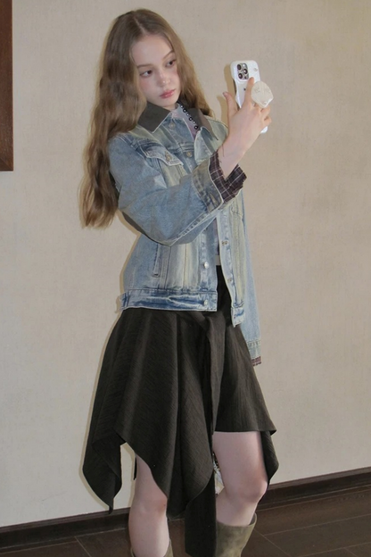 Poetic Rococo Asymmetrical Skirt