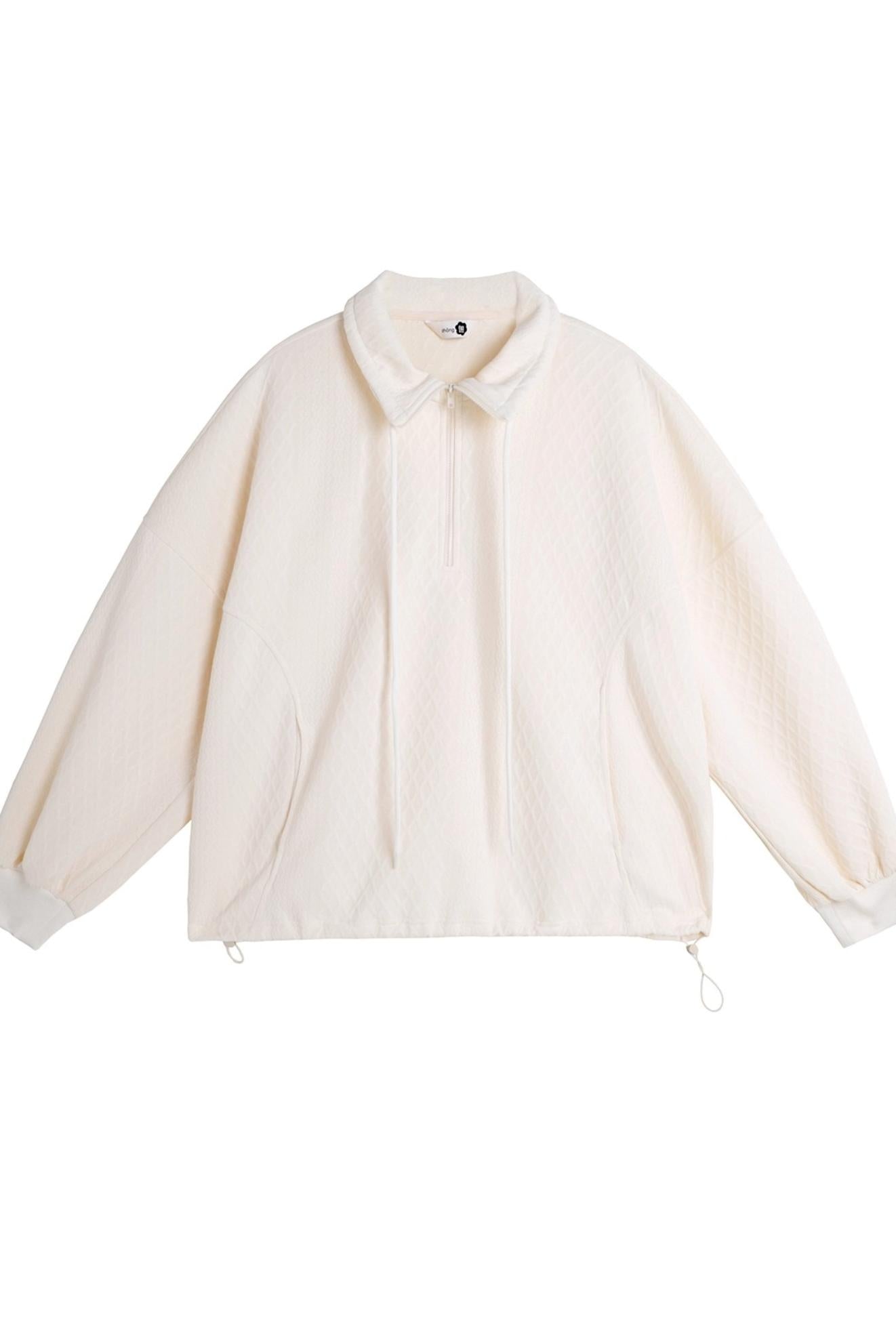 Moroccan Quilted Texture Sweatshirt Skirt Set-Up