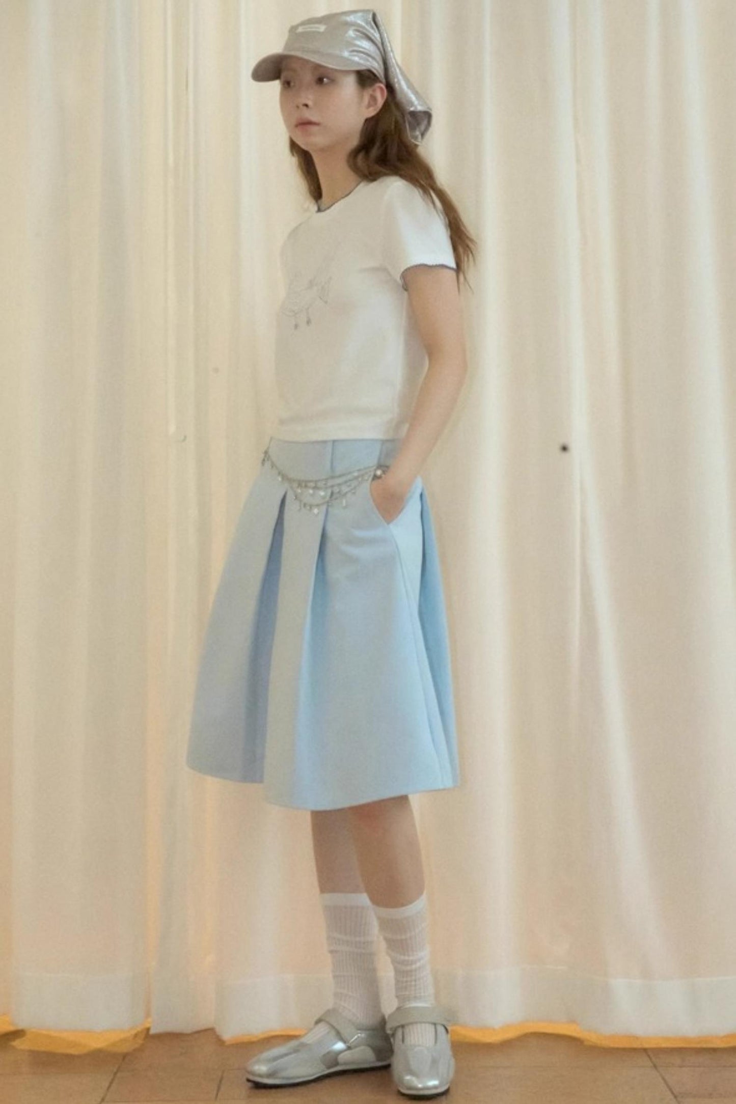 Tencel Parent-Child Short-Sleeved T-Shirt