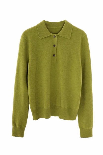 Niche Wool Polo Sweater