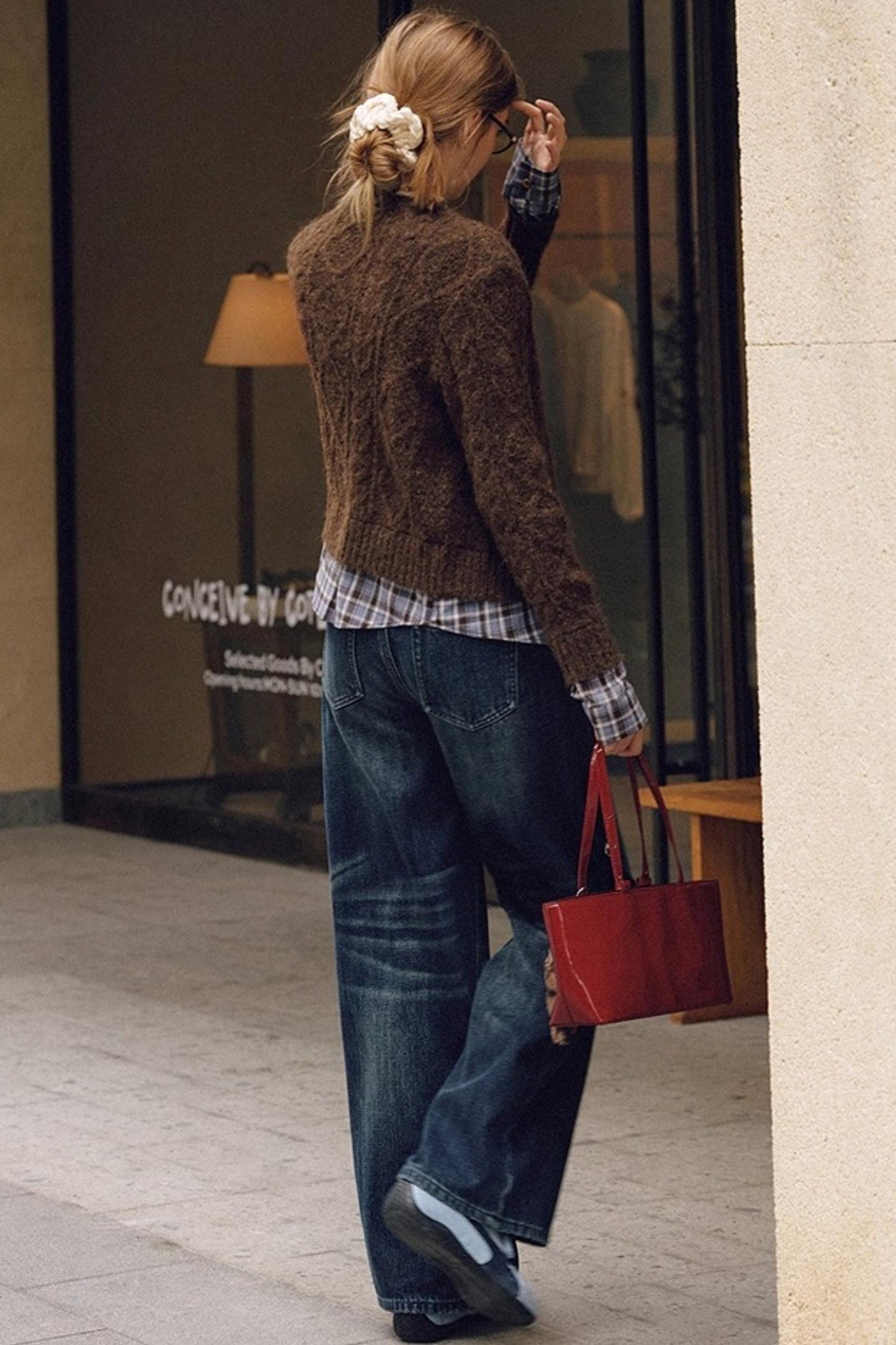 Dark Blue Vintage Whiskered Pants