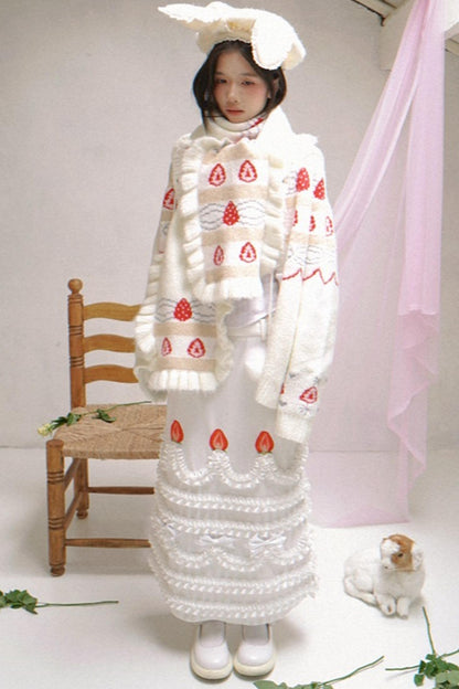 Happy Strawberry Cake Skirt