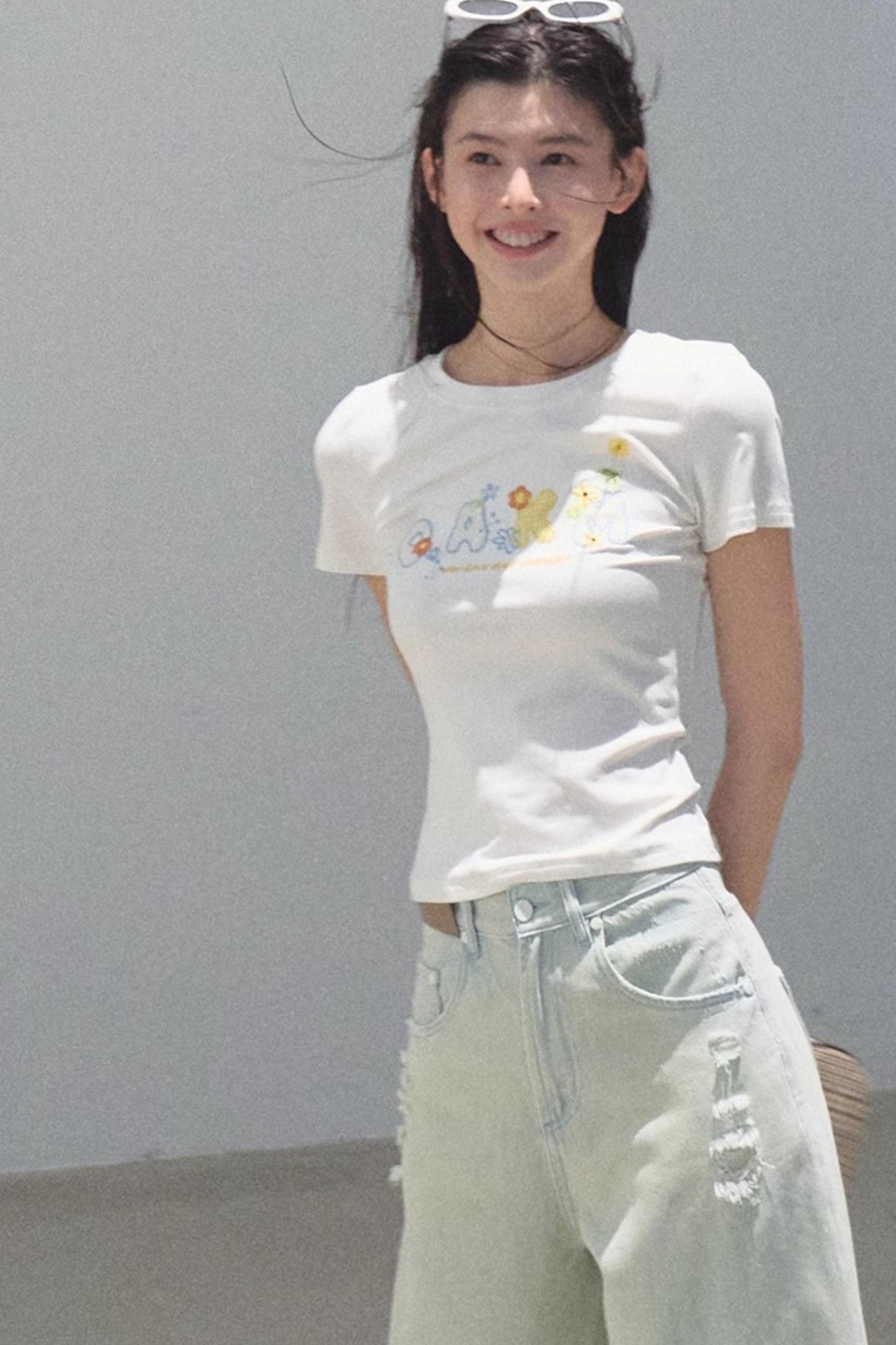 Angels Ripped Scimitar Jeans