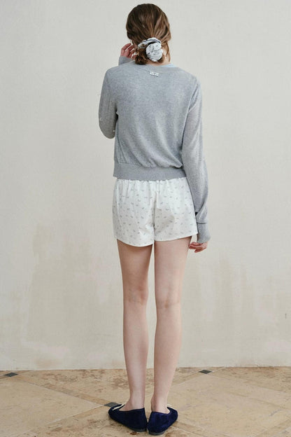 Heartbeat Beaded Knit Cardigan