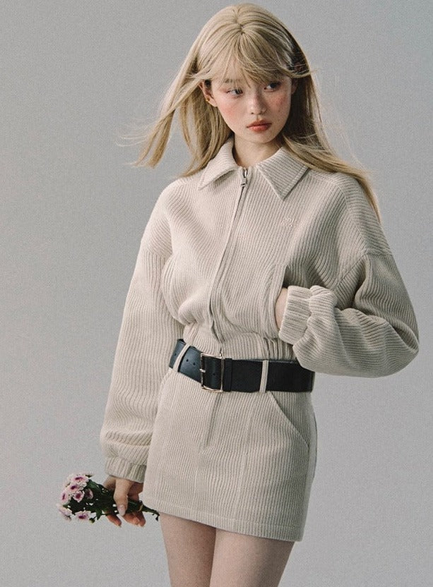 Knit Two-Piece Suit