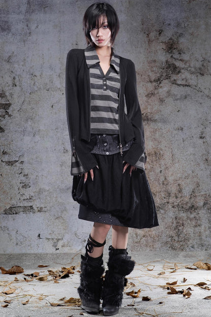 Slim Fit V-Neck Pullover Knit Top