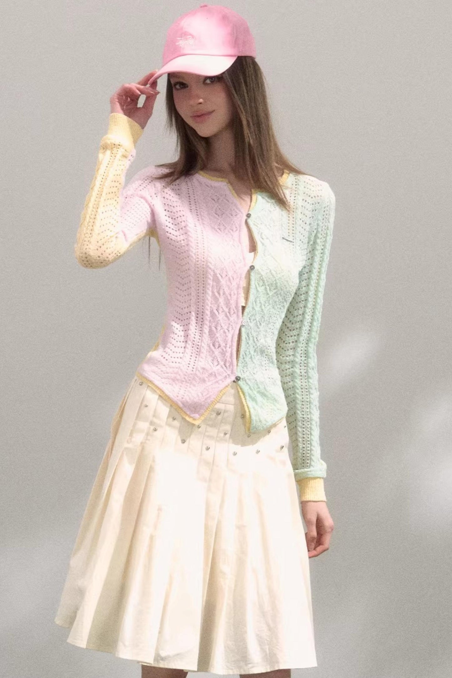 Sweet Girly Pleated BellaModa Skirt