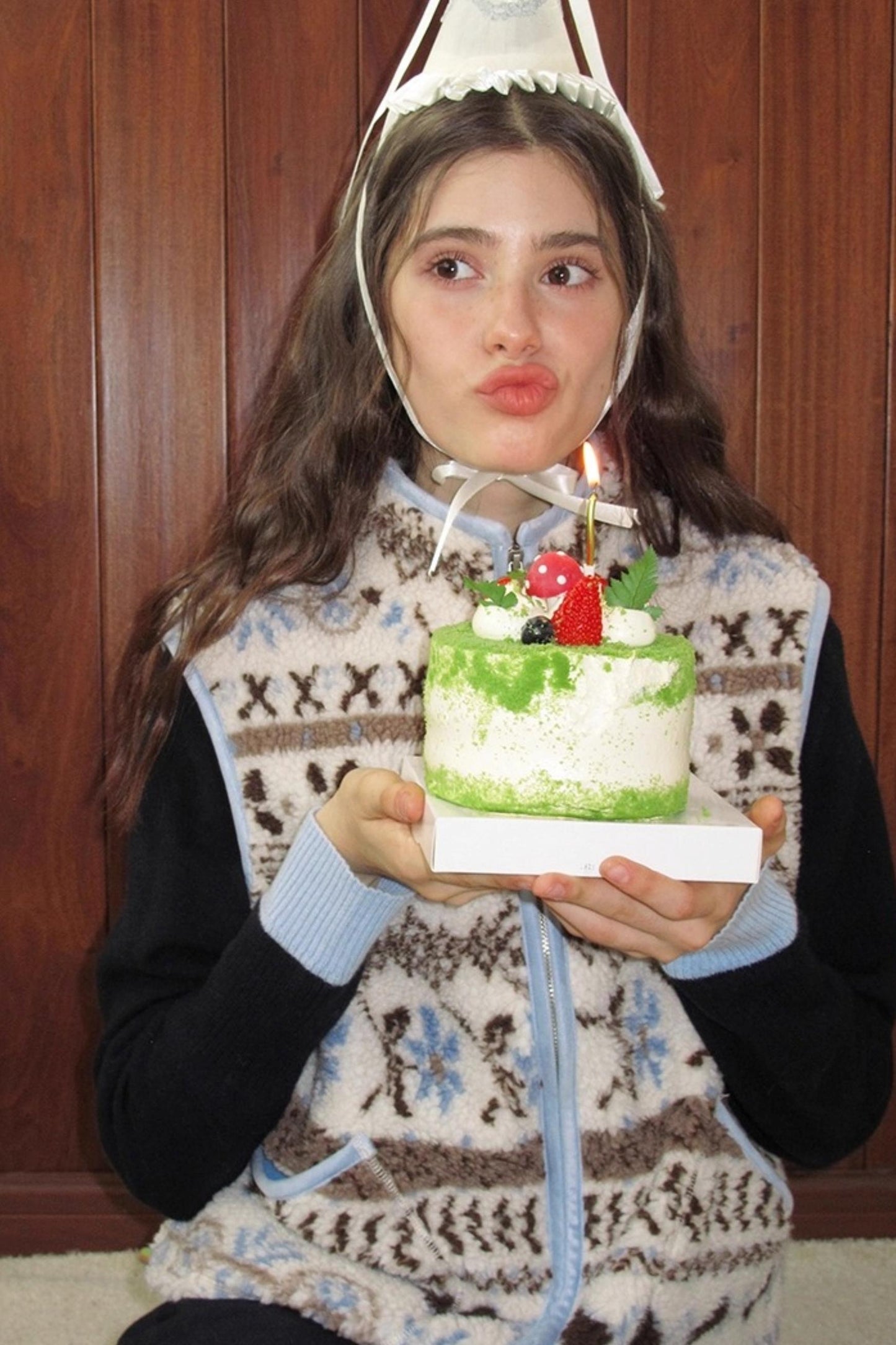 Sea Salt Cocoa Faux Shearling Jacket Set-Up