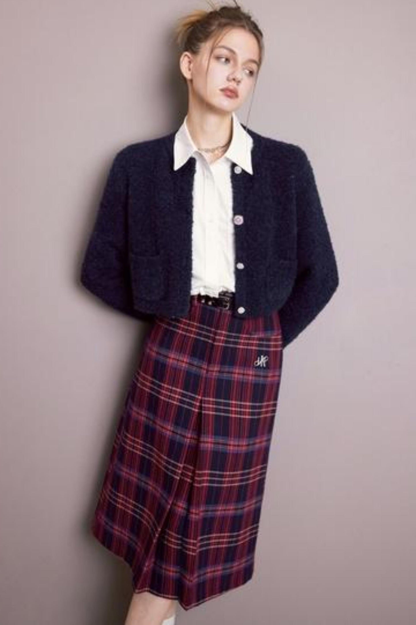 Frost Button Knit Cardigan