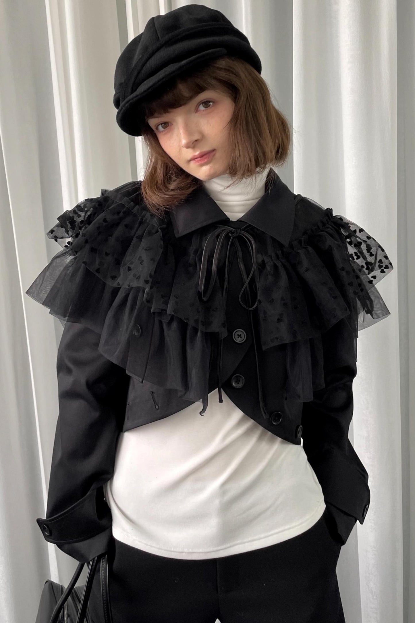 Black Versatile Short Jacket