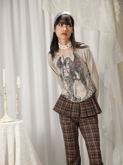 Punk Harajuku Print Long Sleeve T-Shirt