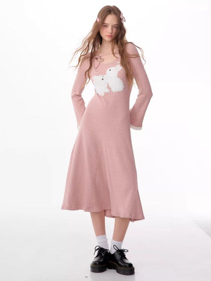 Knit Long Sleeve Bottom Dress