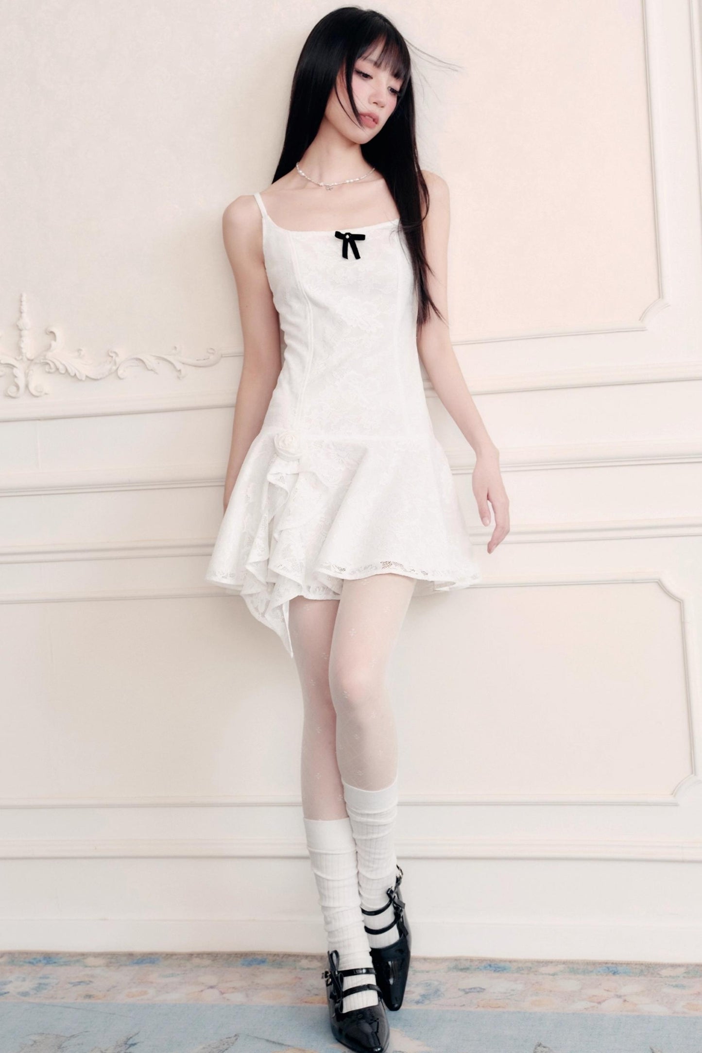 Moon Lace Slip Dress