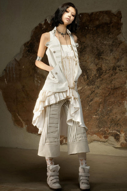 Sleeveless Gothic Halter Top