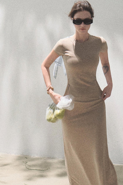 Lace-Trimmed High Waist Skirt