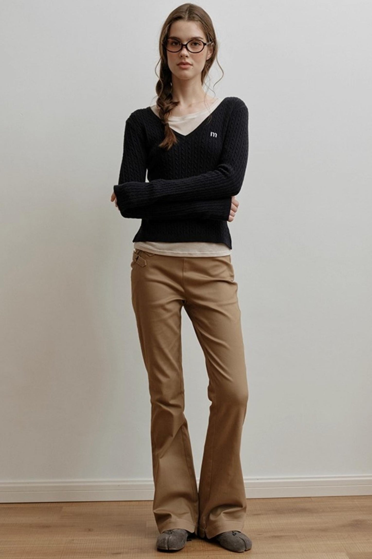 Light Tencel Wool Crew Neck T-Shirt