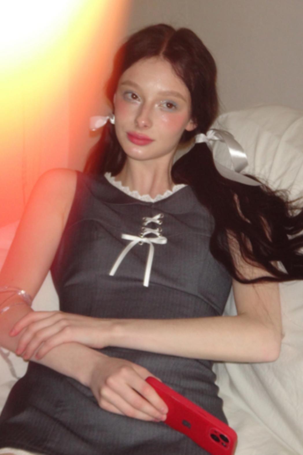 Vintage Tie-Doll Dress