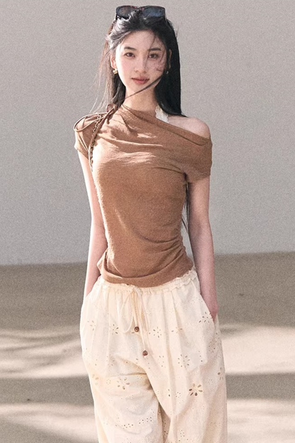 Pure Cotton Embroidered Pants