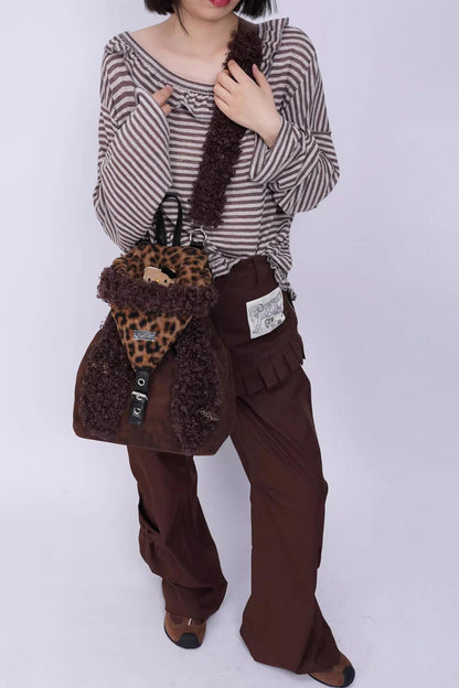 Ear Furry Crossbody Bag