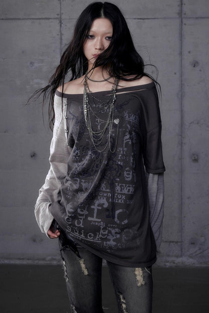 Wasteland Punk One-Shoulder T-Shirt