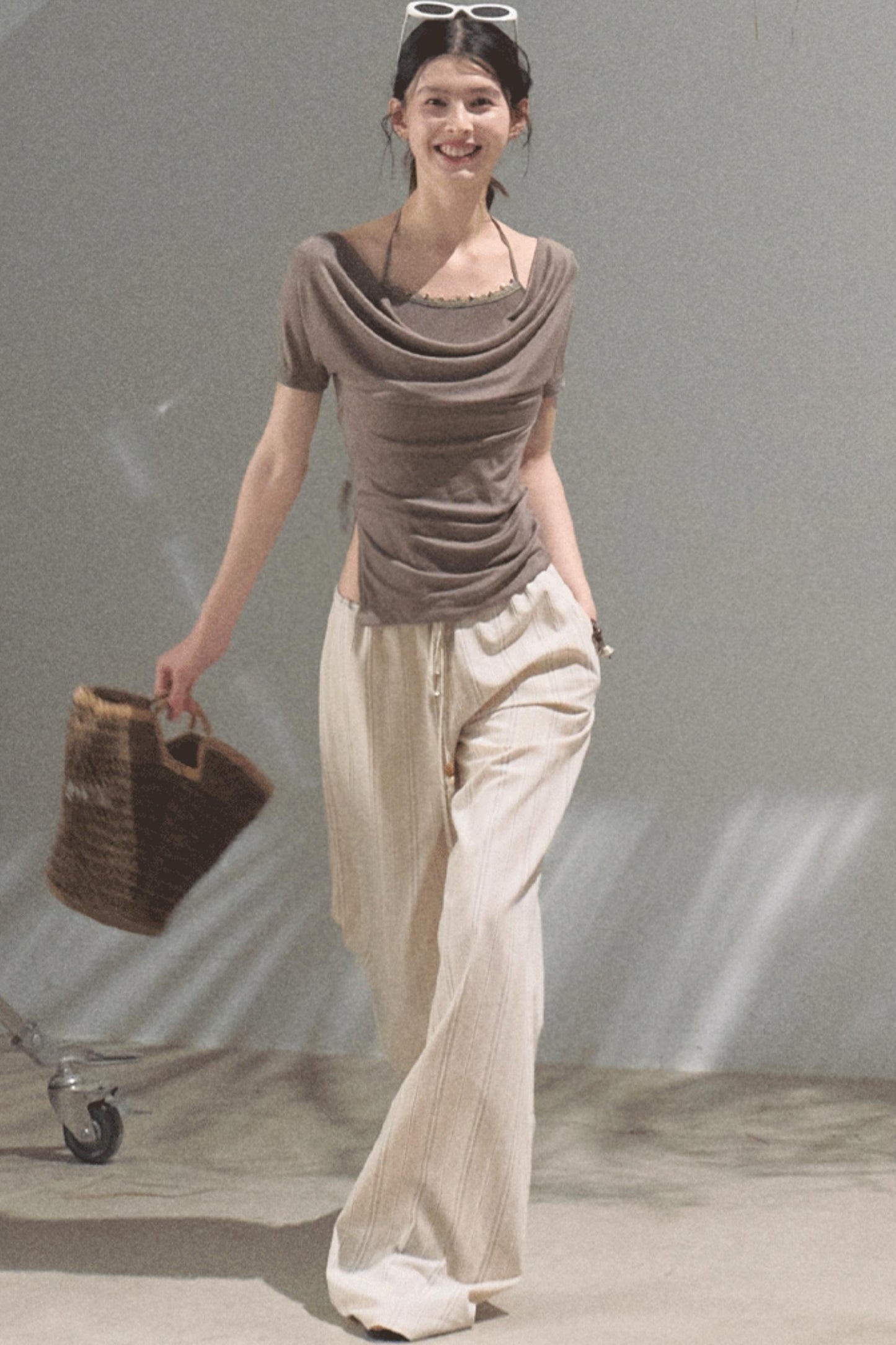 Amber Striped Pants Set-Up