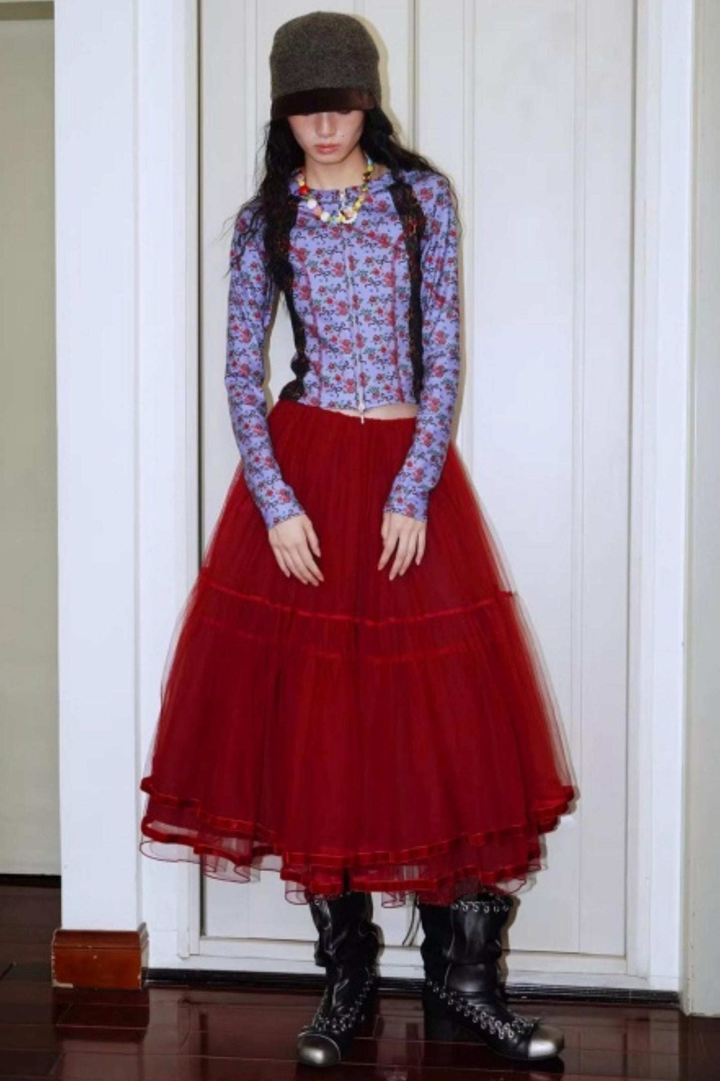 Vintage Leopard Velvet T-Shirt