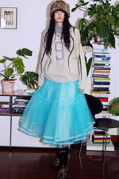 Autumn Retro Long-Sleeved Sweatshirt